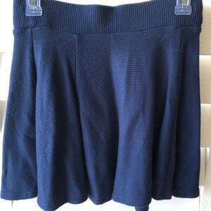 Navy Blue Mini Skirt